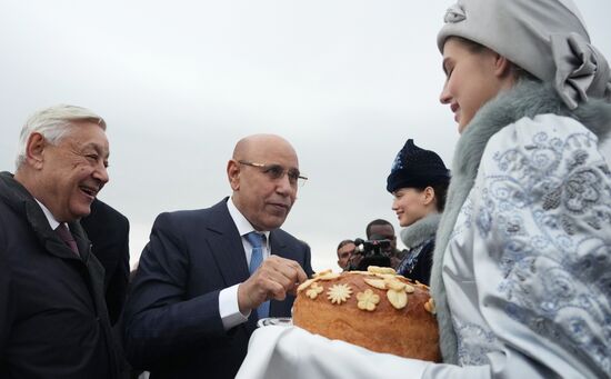 16th BRICS Summit. President of Mauritania Mohamed Ould Cheikh Mohamed Ahmed Ould Ghazouani arrives at the summit