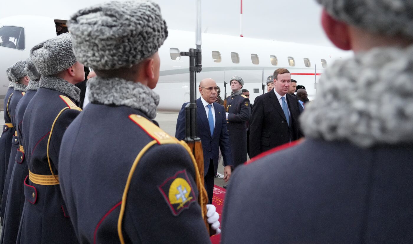 16th BRICS Summit. President of Mauritania Mohamed Ould Cheikh Mohamed Ahmed Ould Ghazouani arrives at the summit