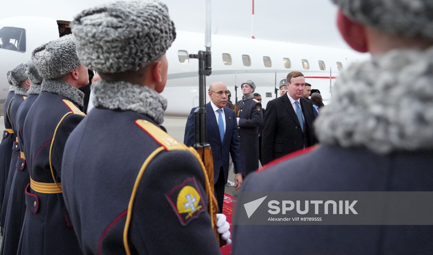 16th BRICS Summit. President of Mauritania Mohamed Ould Cheikh Mohamed Ahmed Ould Ghazouani arrives at the summit