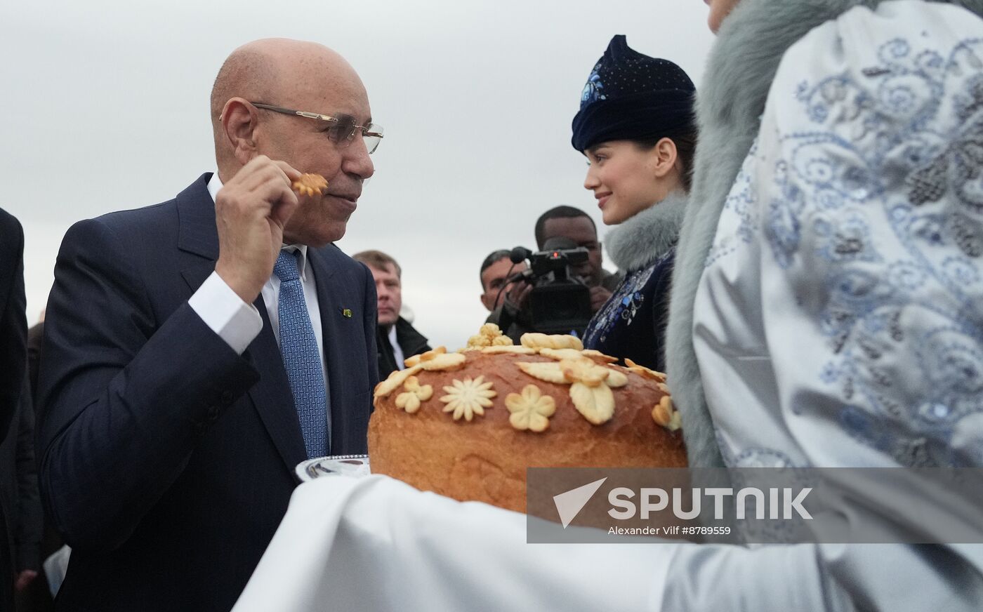 16th BRICS Summit. President of Mauritania Mohamed Ould Cheikh Mohamed Ahmed Ould Ghazouani arrives at the summit