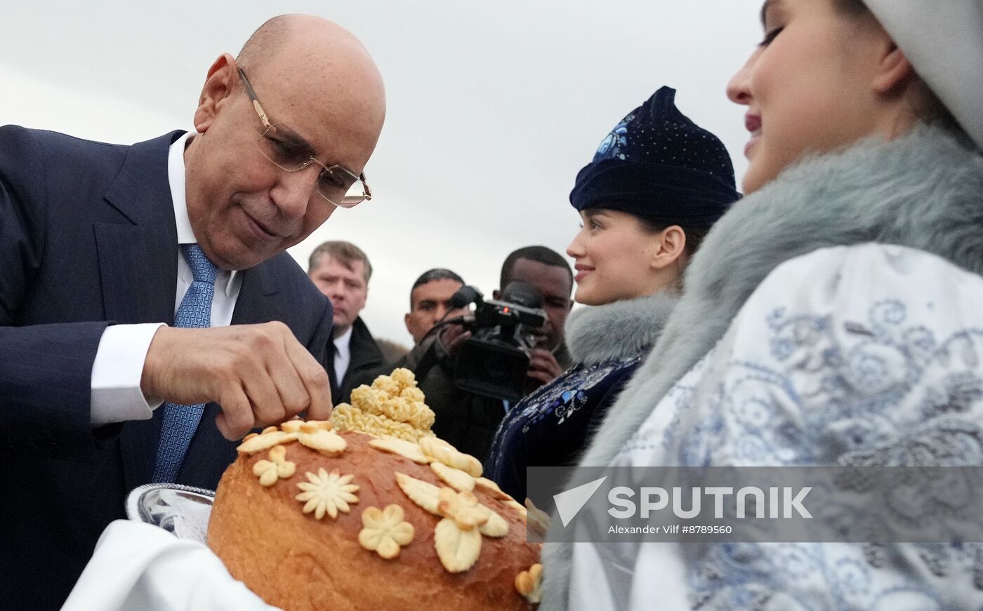 16th BRICS Summit. President of Mauritania Mohamed Ould Cheikh Mohamed Ahmed Ould Ghazouani arrives at the summit