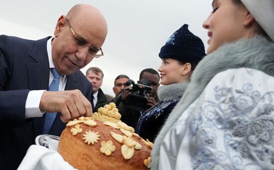 16th BRICS Summit. President of Mauritania Mohamed Ould Cheikh Mohamed Ahmed Ould Ghazouani arrives at the summit