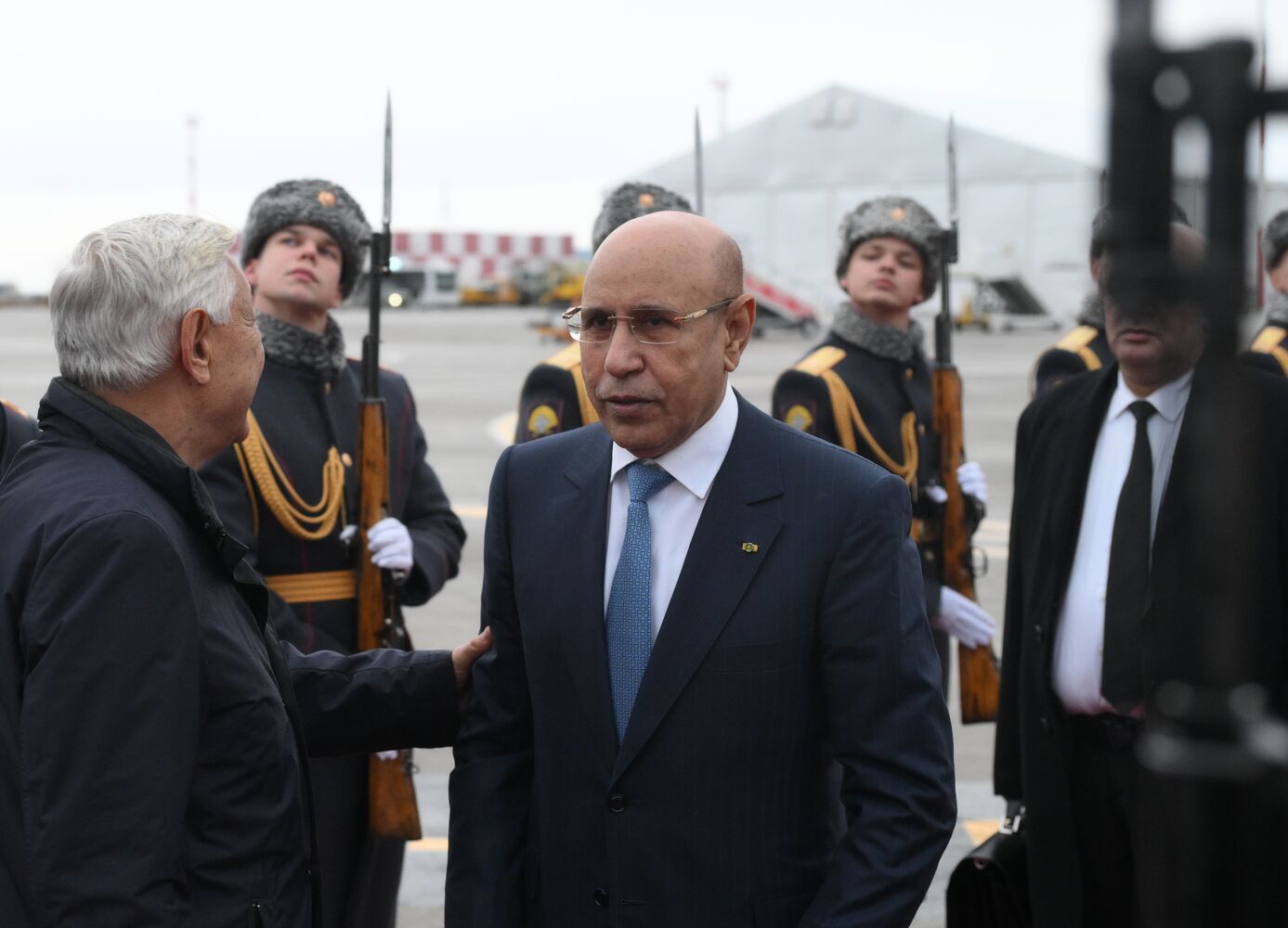 16th BRICS Summit. President of Mauritania Mohamed Ould Cheikh Mohamed Ahmed Ould Ghazouani arrives at the summit