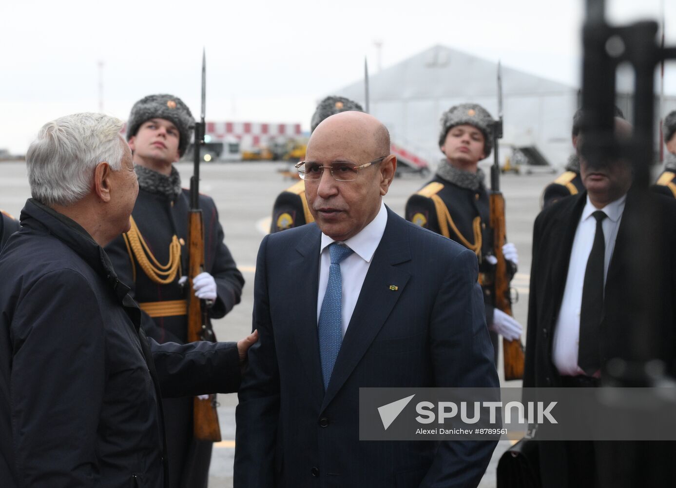 16th BRICS Summit. President of Mauritania Mohamed Ould Cheikh Mohamed Ahmed Ould Ghazouani arrives at the summit