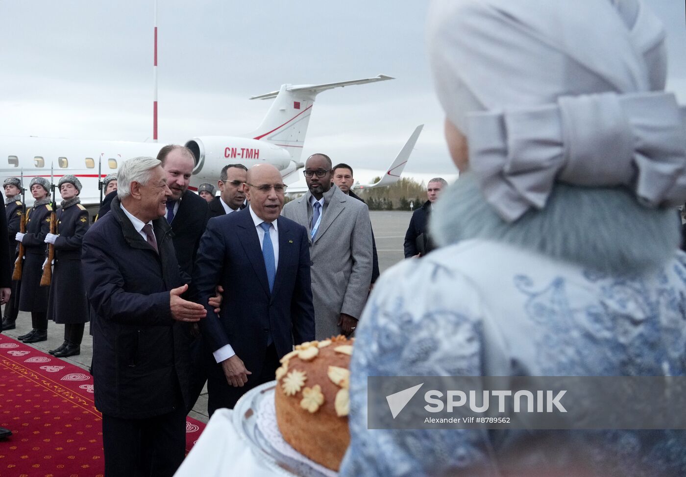 16th BRICS Summit. President of Mauritania Mohamed Ould Cheikh Mohamed Ahmed Ould Ghazouani arrives at the summit