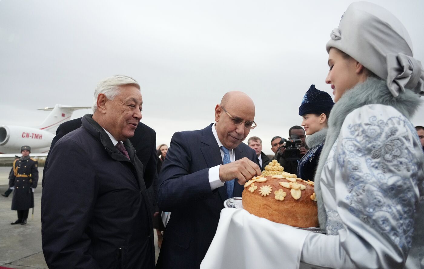 16th BRICS Summit. President of Mauritania Mohamed Ould Cheikh Mohamed Ahmed Ould Ghazouani arrives at the summit