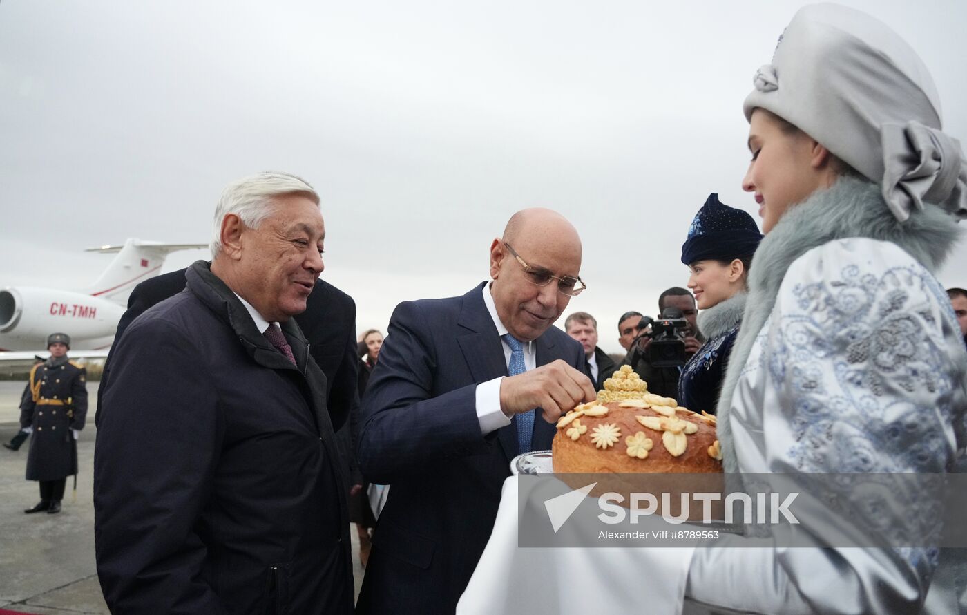 16th BRICS Summit. President of Mauritania Mohamed Ould Cheikh Mohamed Ahmed Ould Ghazouani arrives at the summit