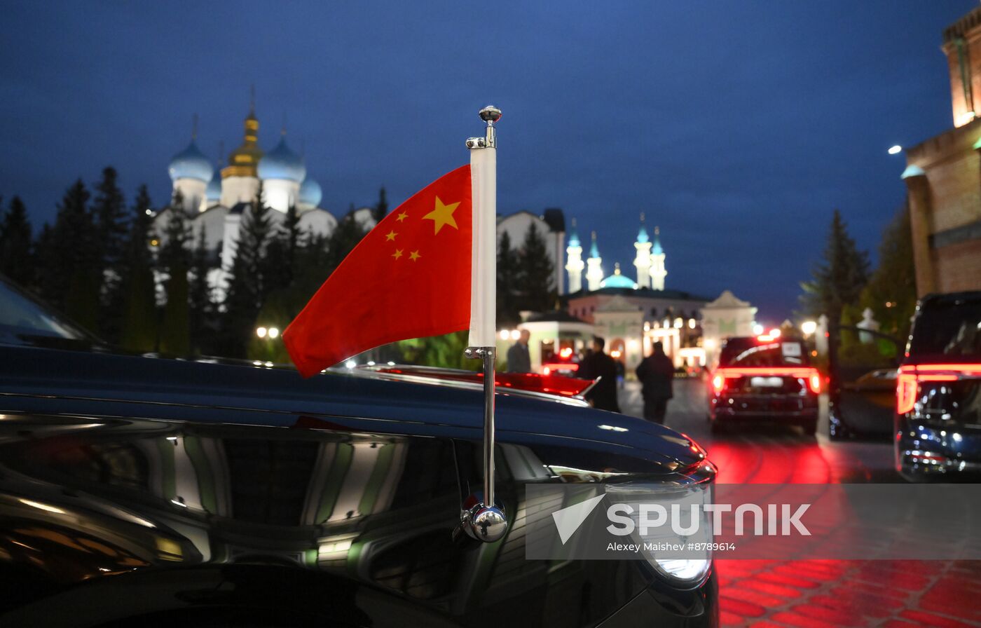 16th BRICS Summit. President Vladimir Putin meets with President of China Xi Jinping