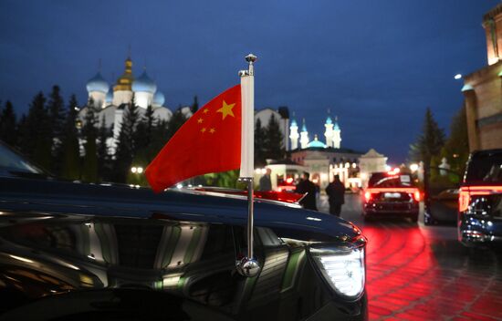 16th BRICS Summit. President Vladimir Putin meets with President of China Xi Jinping