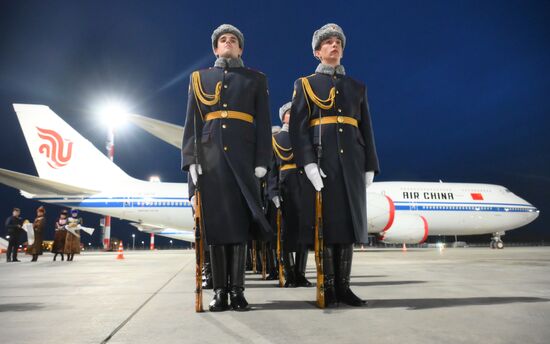 16th BRICS Summit. Arrival of President of People's Republic of China Xi Jinping