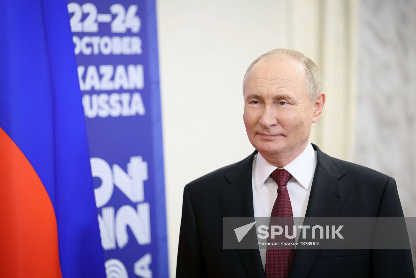 16th BRICS Summit. President Vladimir Putin meets with President of China Xi Jinping