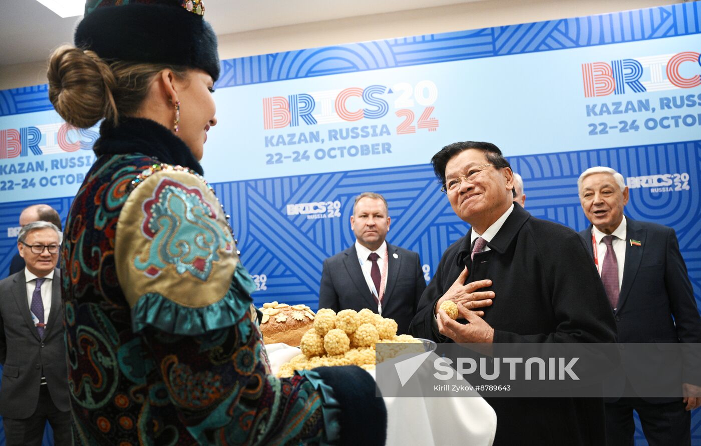 16th BRICS Summit. President of Laos Thongloun Sisoulith arrives in Kazan