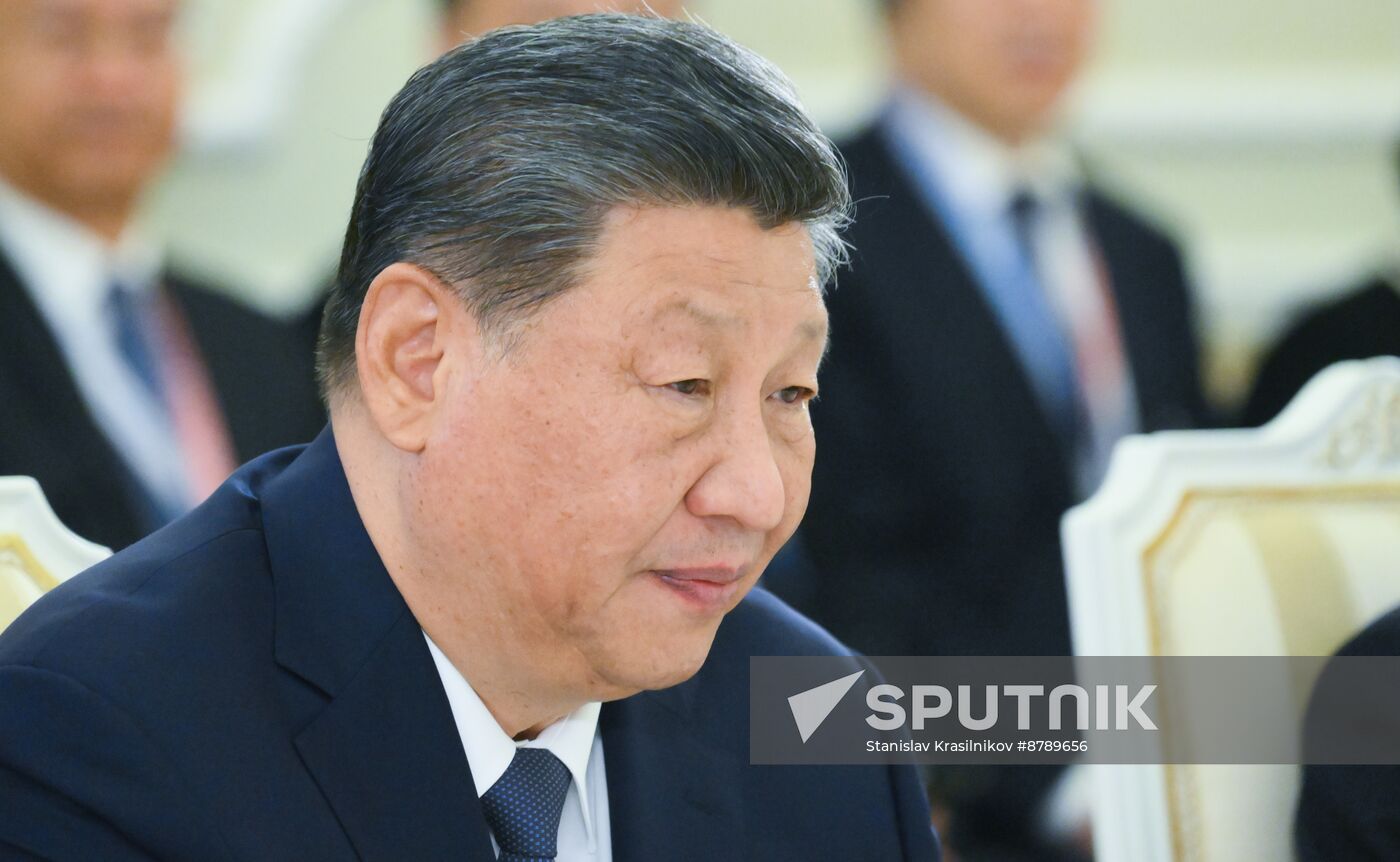 16th BRICS Summit. President Vladimir Putin meets with President of China Xi Jinping