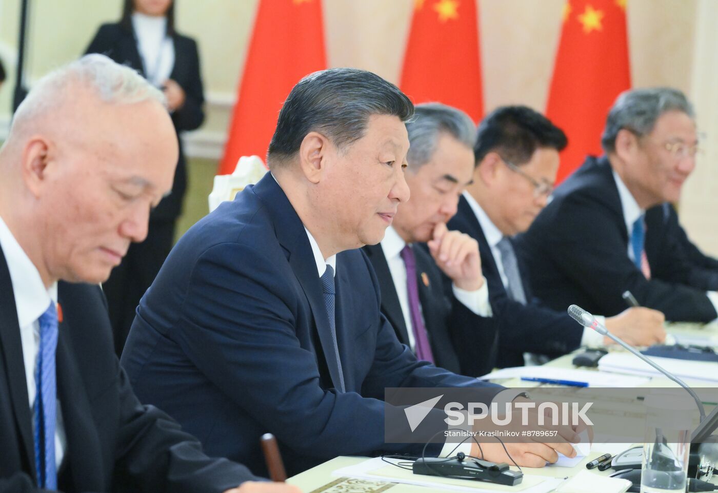 16th BRICS Summit. President Vladimir Putin meets with President of China Xi Jinping