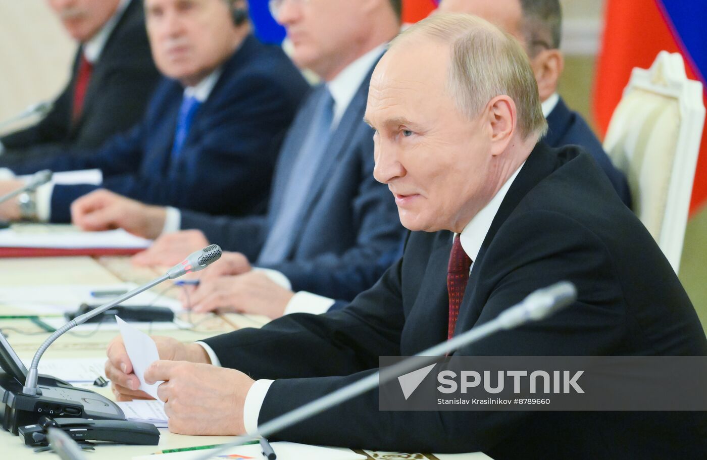 16th BRICS Summit. President Vladimir Putin meets with President of China Xi Jinping