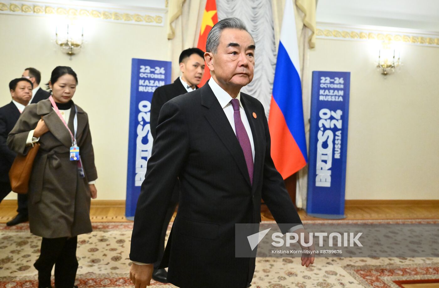 16th BRICS Summit. President Vladimir Putin meets with President of China Xi Jinping