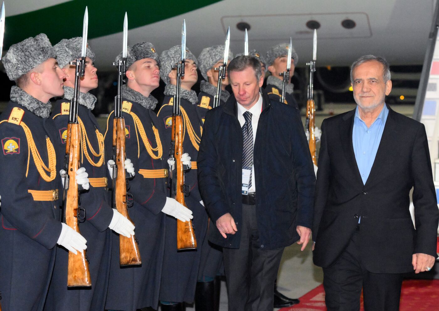 16th BRICS Summit. President of Iran Masoud Pezeshkian arrives in Kazan