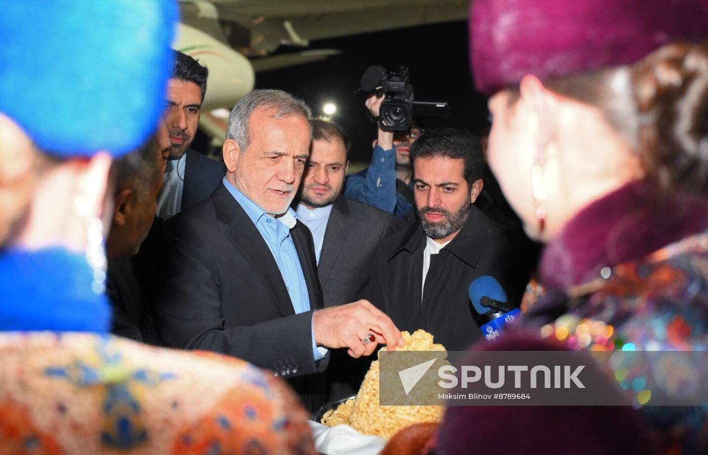 16th BRICS Summit. President of Iran Masoud Pezeshkian arrives in Kazan