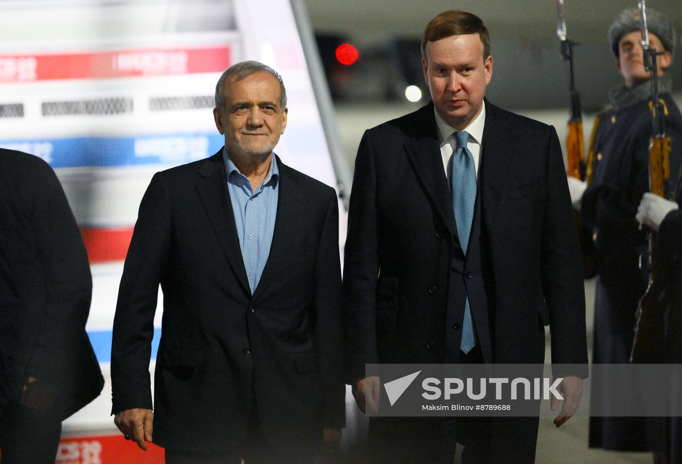 16th BRICS Summit. President of Iran Masoud Pezeshkian arrives in Kazan