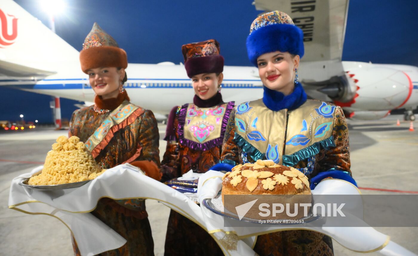 16th BRICS Summit. President of Iran Masoud Pezeshkian arrives in Kazan