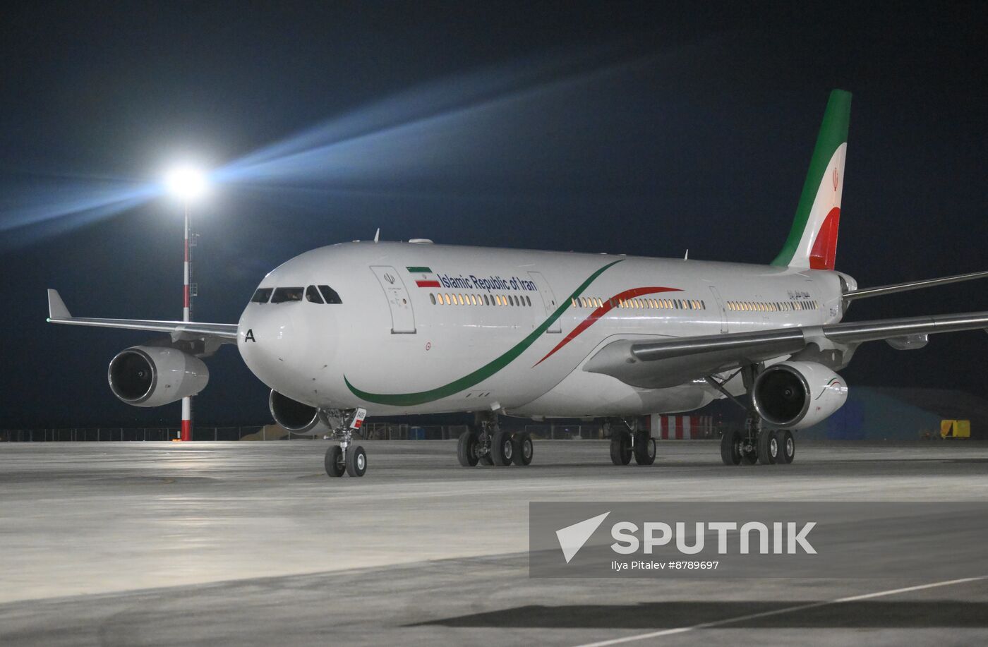 16th BRICS Summit. President of Iran Masoud Pezeshkian arrives in Kazan