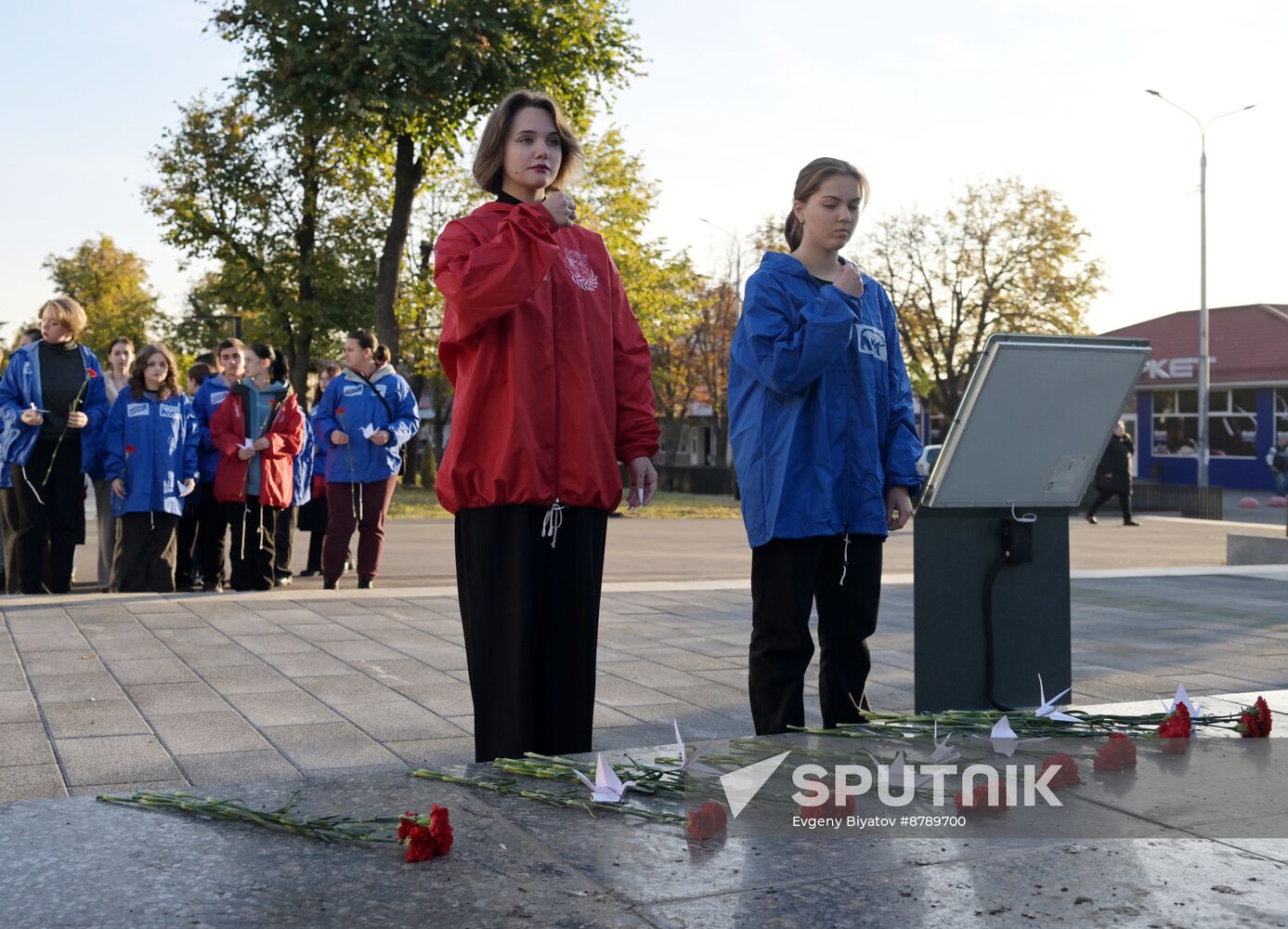 Russia LPR Fallen Soldiers Commemoration