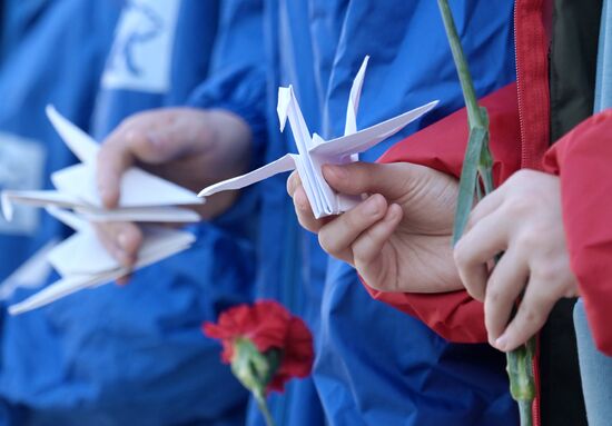 Russia LPR Fallen Soldiers Commemoration