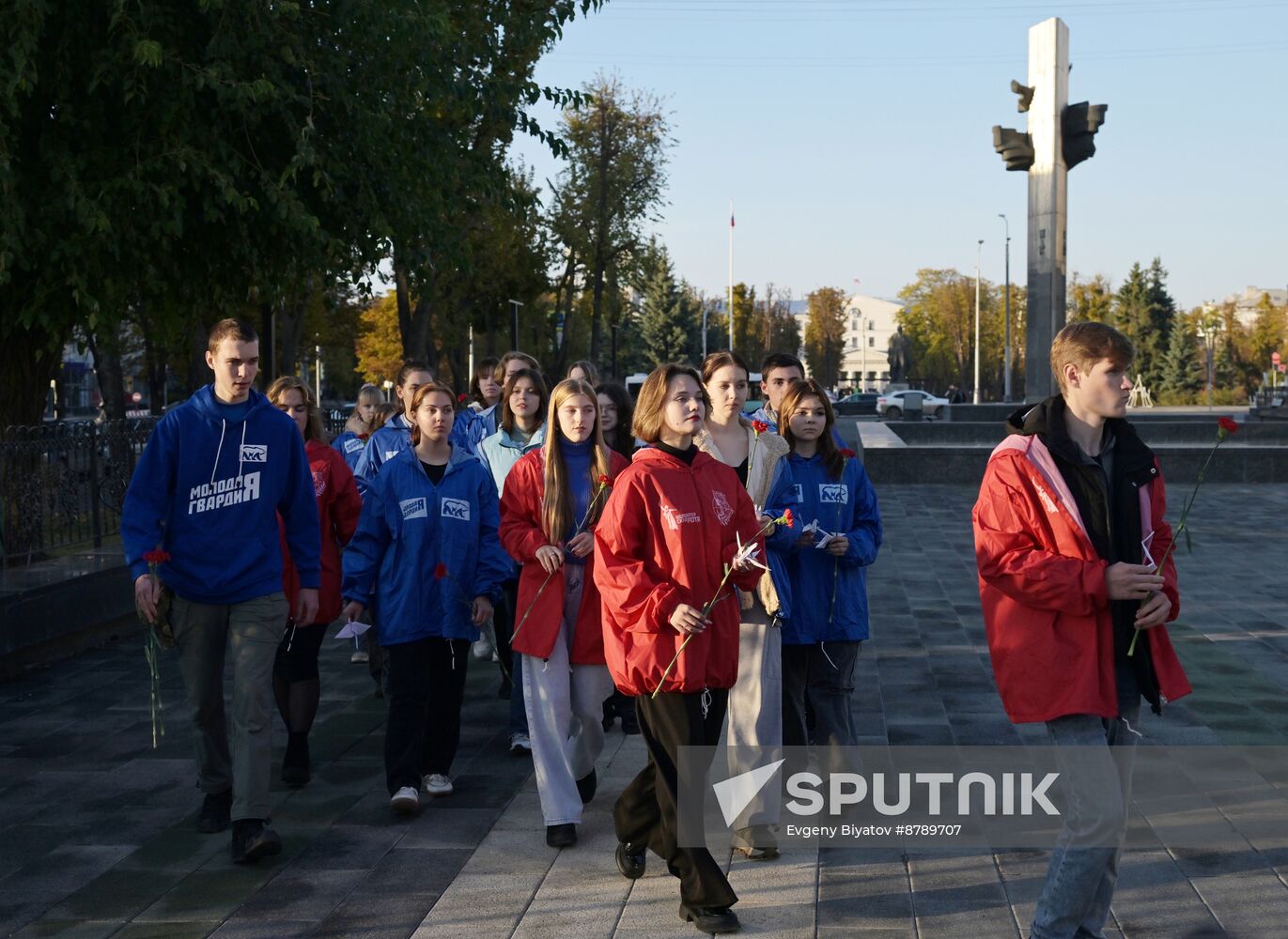 Russia LPR Fallen Soldiers Commemoration