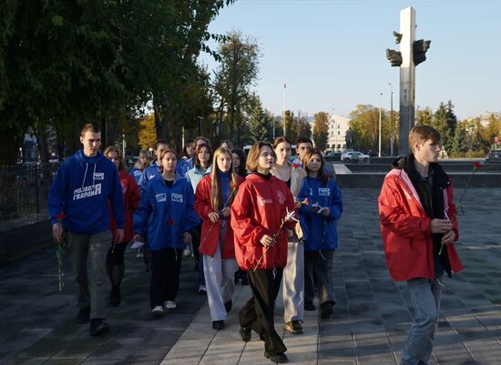 Russia LPR Fallen Soldiers Commemoration