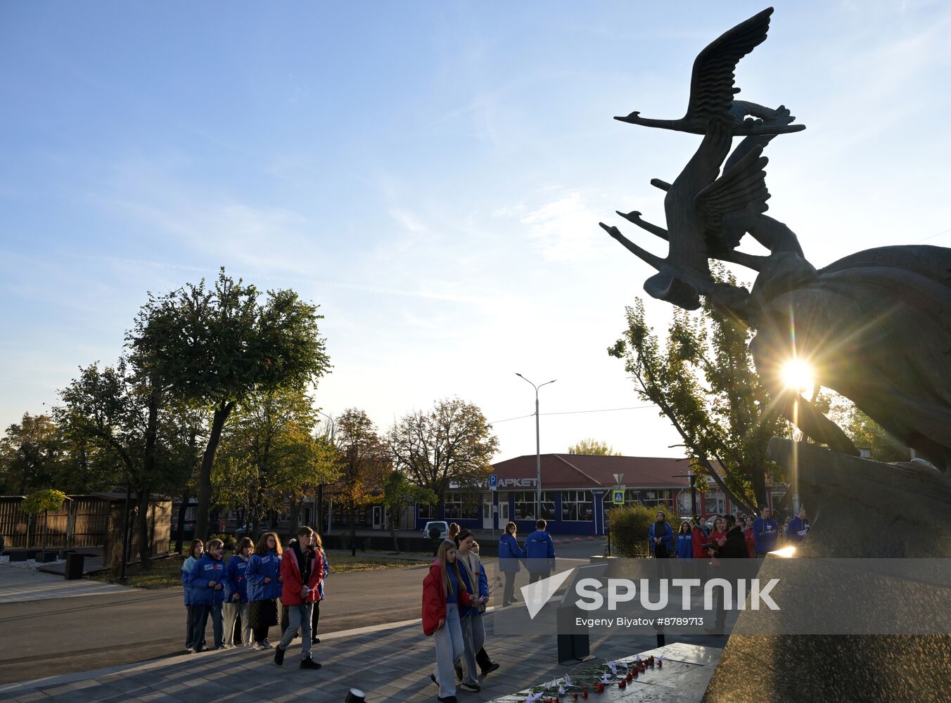 Russia LPR Fallen Soldiers Commemoration