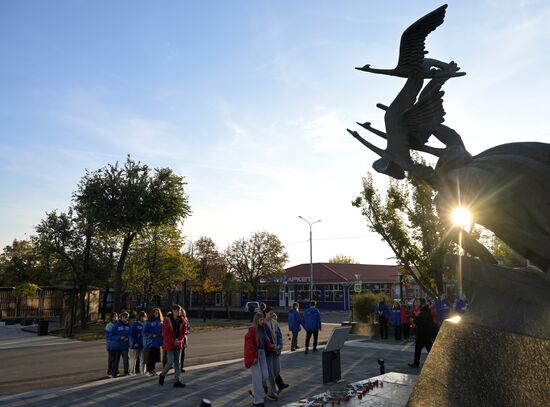 Russia LPR Fallen Soldiers Commemoration