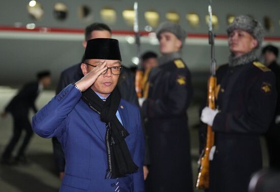 16th BRICS Summit. Foreign Minister of Indonesia Sugiono arrives in Kazan