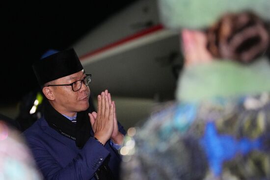 16th BRICS Summit. Foreign Minister of Indonesia Sugiono arrives in Kazan