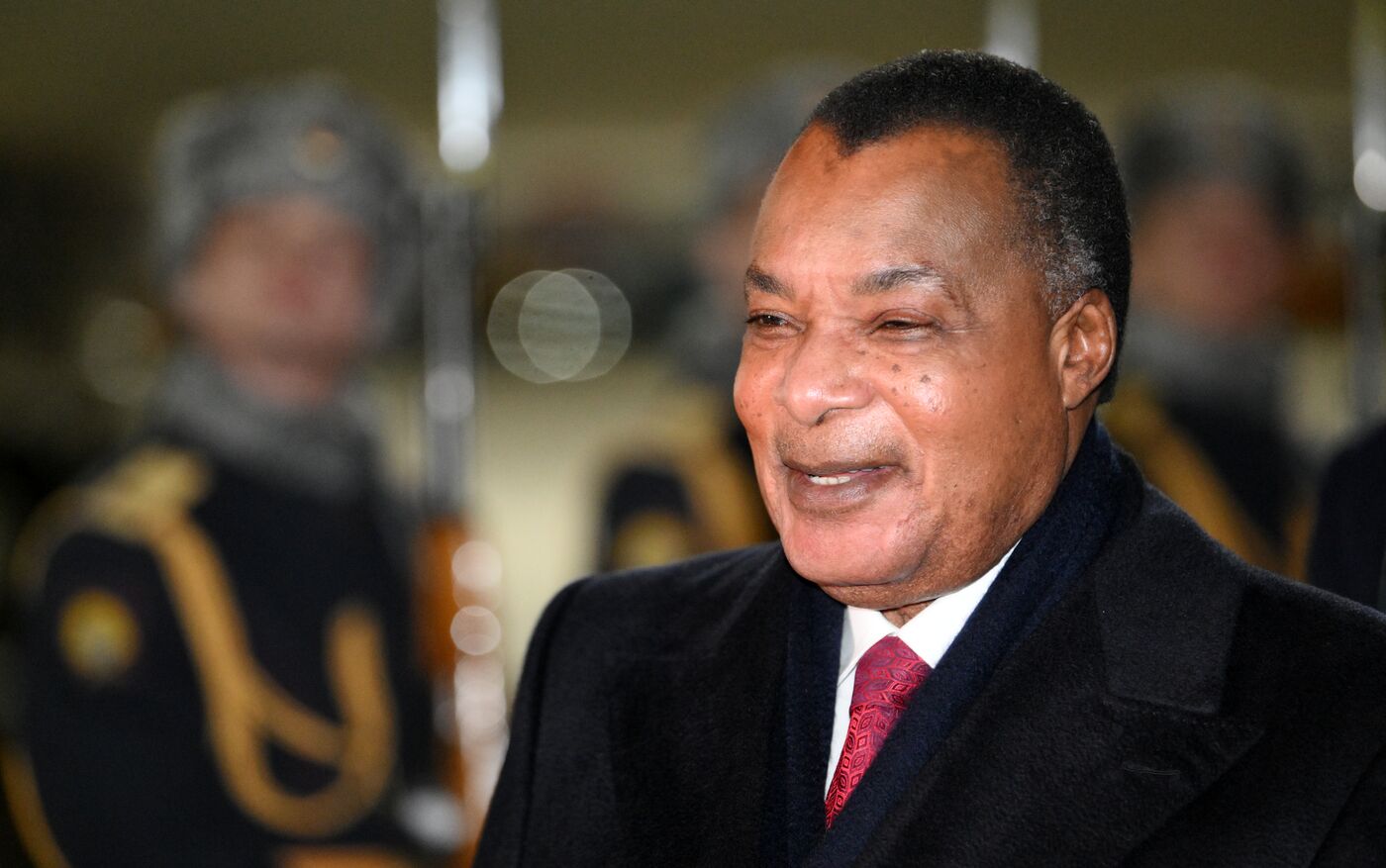 16th BRICS Summit. President of the Republic of the Congo Denis Sassou Nguesso arrives in Kazan