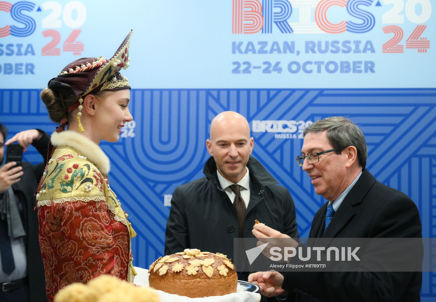 16th BRICS Summit. Foreign Minister of Cuba Bruno Eduardo Rodríguez Parrilla arrives in Kazan