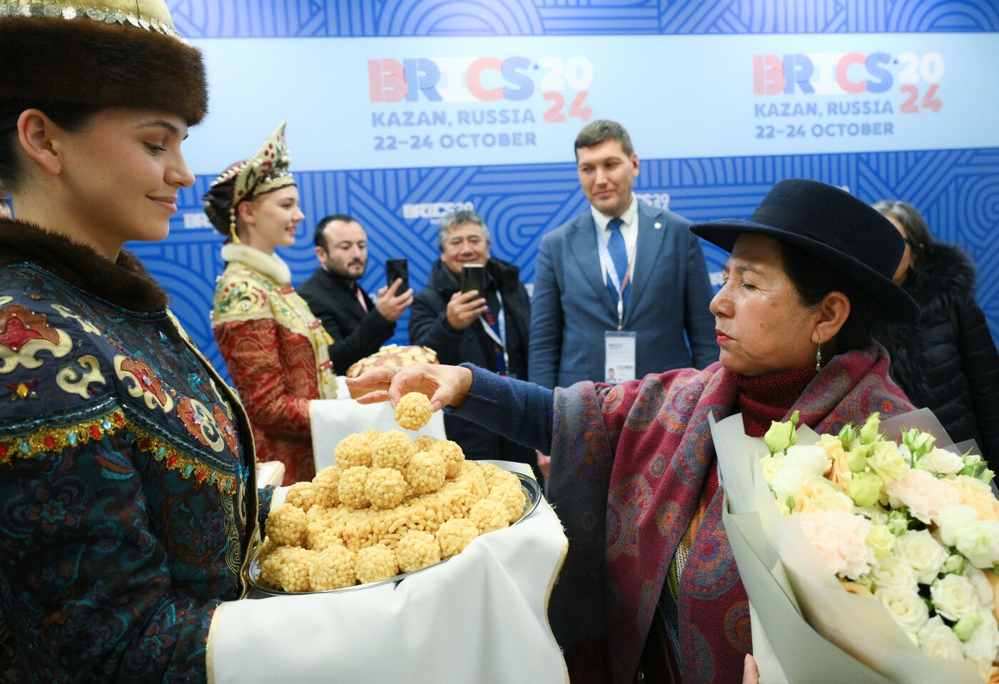 16th BRICS Summit. Foreign Minister of Bolivia Celinda Sosa Lunda arrives in Kazan