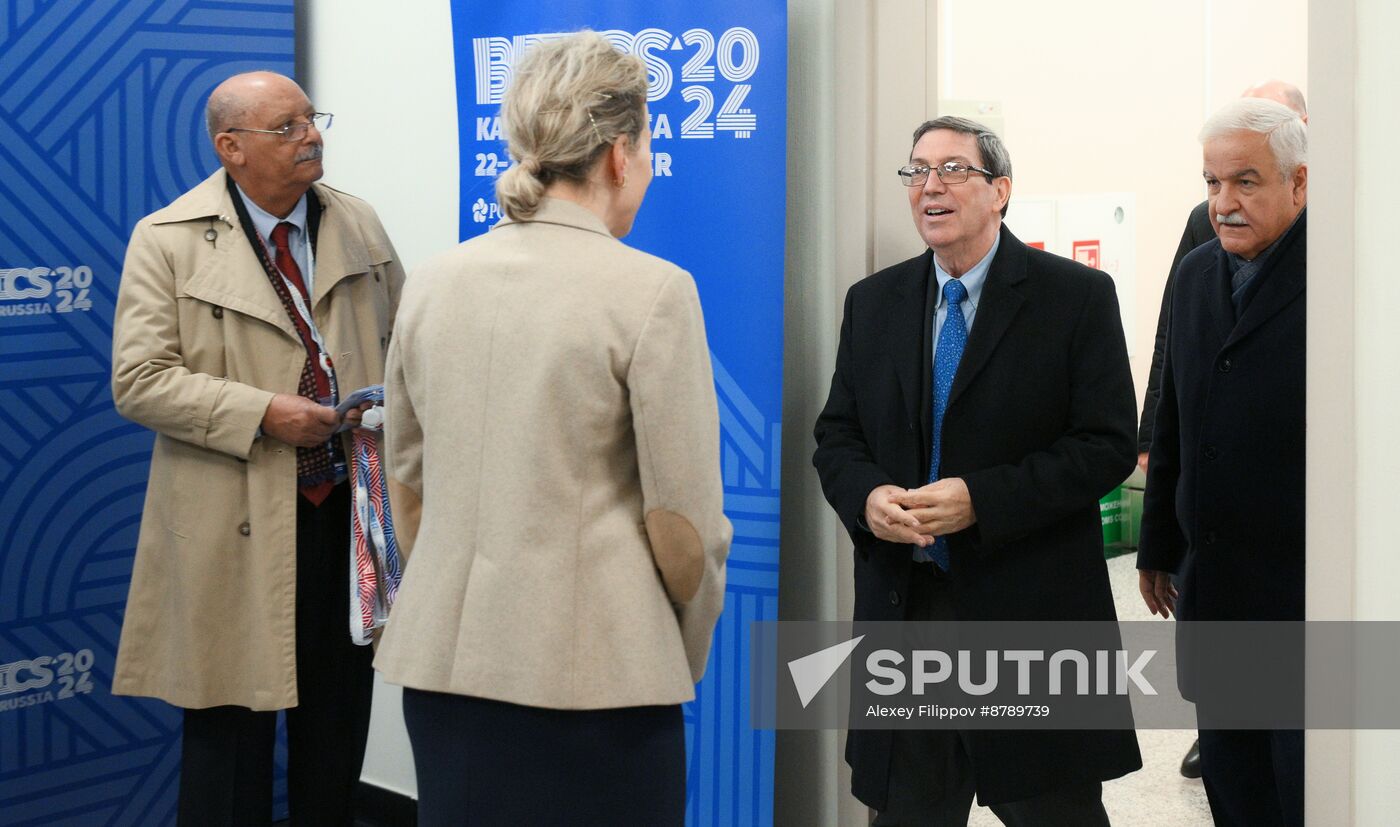 16th BRICS Summit. Foreign Minister of Cuba Bruno Eduardo Rodríguez Parrilla arrives in Kazan