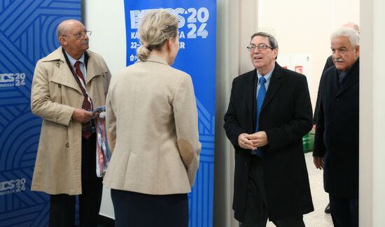 16th BRICS Summit. Foreign Minister of Cuba Bruno Eduardo Rodríguez Parrilla arrives in Kazan