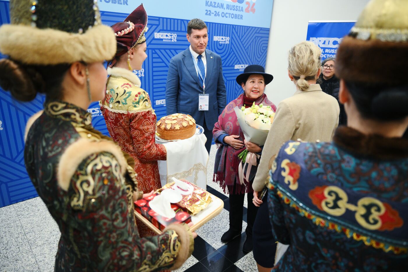 16th BRICS Summit. Foreign Minister of Bolivia Celinda Sosa Lunda arrives in Kazan