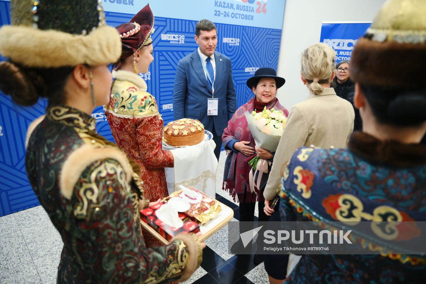 16th BRICS Summit. Foreign Minister of Bolivia Celinda Sosa Lunda arrives in Kazan