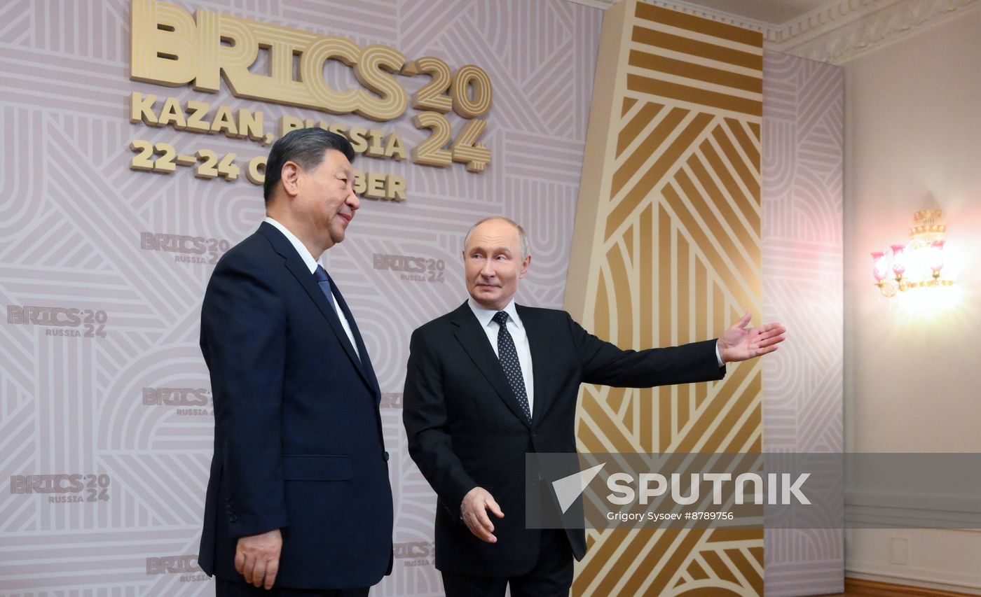 16th BRICS Summit. Welcome ceremony for the heads of BRICS delegations