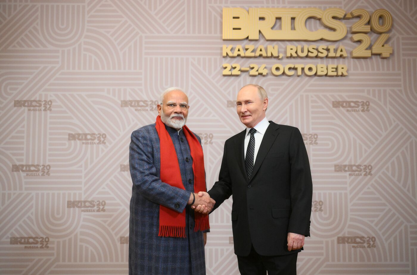 16th BRICS Summit. Welcome ceremony for the heads of BRICS delegations