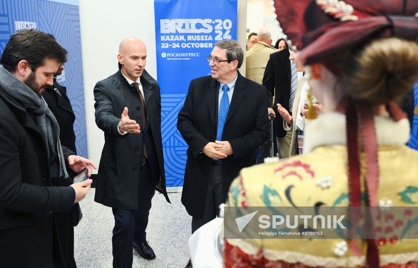 16th BRICS Summit. Foreign Minister of Cuba Bruno Eduardo Rodríguez Parrilla arrives in Kazan