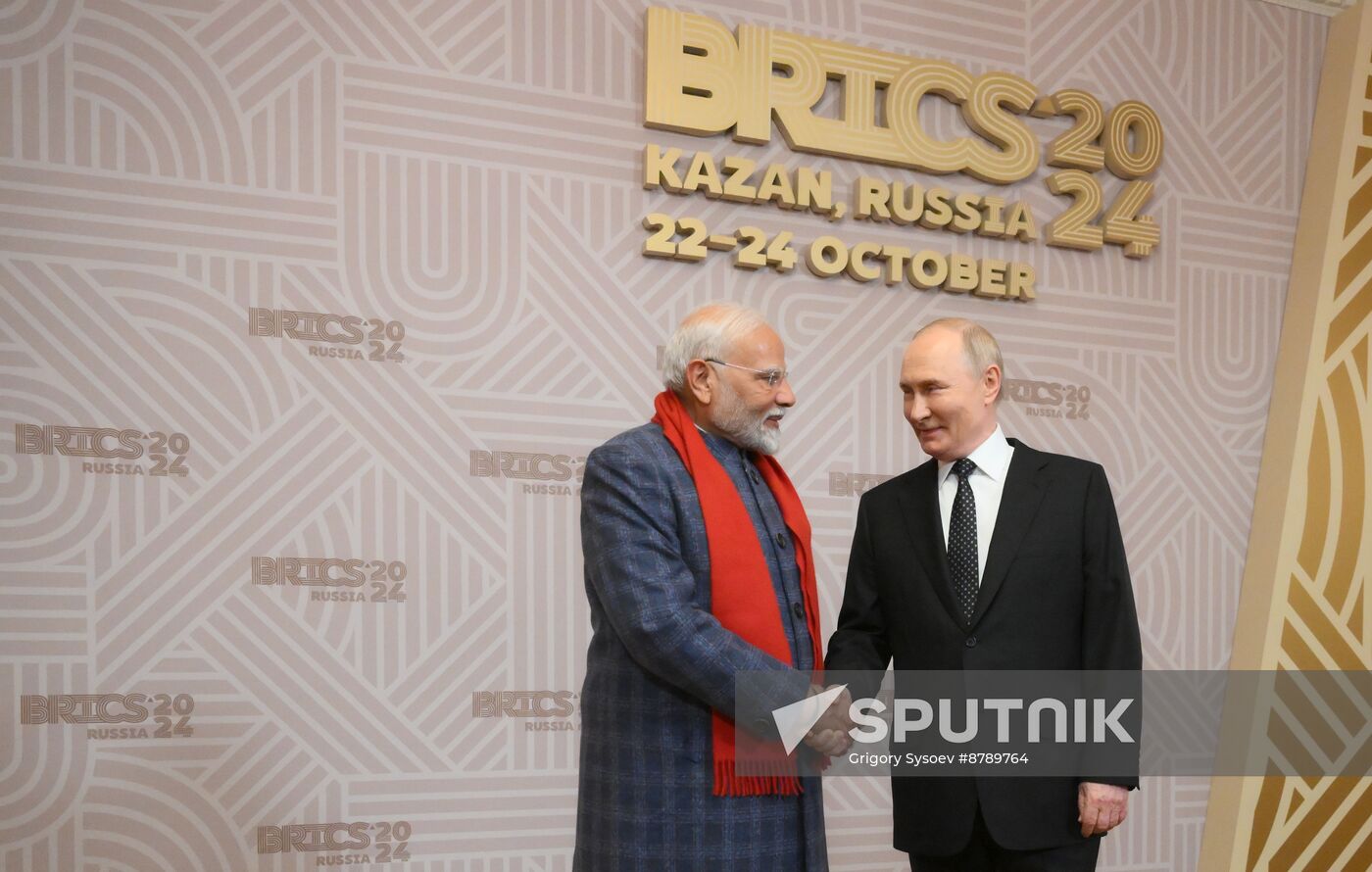 16th BRICS Summit. Welcome ceremony for the heads of BRICS delegations