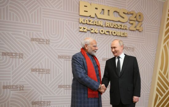 16th BRICS Summit. Welcome ceremony for the heads of BRICS delegations