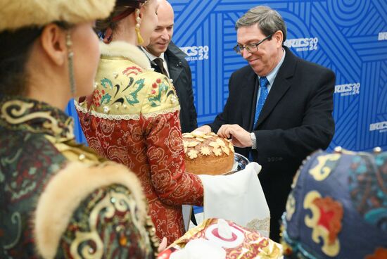 16th BRICS Summit. Foreign Minister of Cuba Bruno Eduardo Rodríguez Parrilla arrives in Kazan