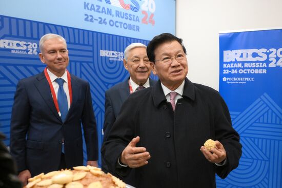 16th BRICS Summit. President of Laos Thongloun Sisoulith arrives in Kazan