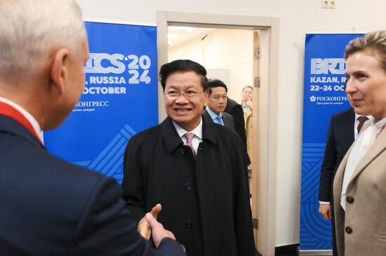 16th BRICS Summit. President of Laos Thongloun Sisoulith arrives in Kazan