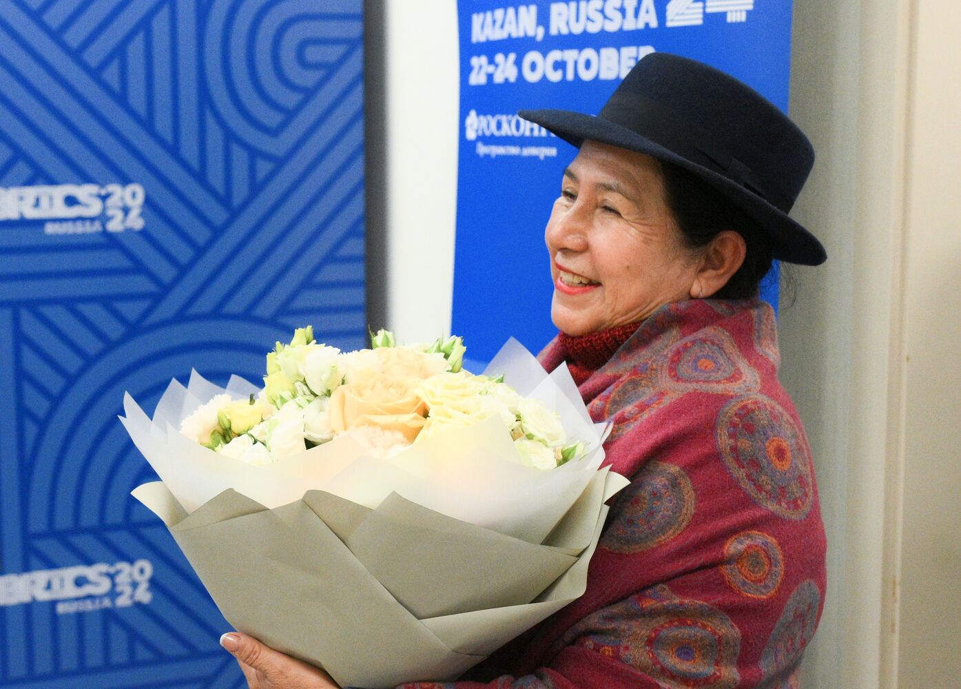 16th BRICS Summit. Foreign Minister of Bolivia Celinda Sosa Lunda arrives in Kazan