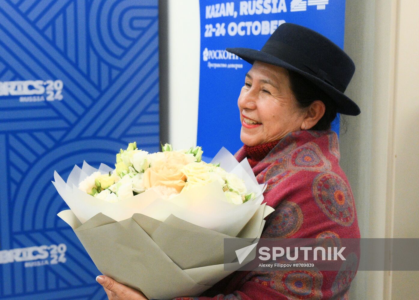 16th BRICS Summit. Foreign Minister of Bolivia Celinda Sosa Lunda arrives in Kazan